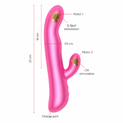 Comprar ONINDER - OSLO VIBRACIÓN Y ROTACIÓN ROSA - APLICACIÓN GRATUITA al mejor precio - Envíos Discretos
