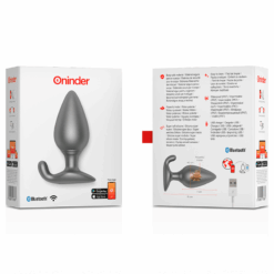 Comprar ONINDER - RIO PLUG ANAL VIBRADOR NEGRO - APP GRATUITA al mejor precio - Envíos Discretos