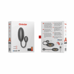 Comprar ONINDER - TOKYO HUEVO VIBRADOR NEGRO 7.5 X 3.2 CM - APP GRATUITA al mejor precio - Envíos Discretos