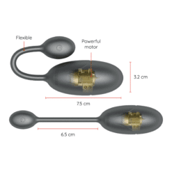 Comprar ONINDER - TOKYO HUEVO VIBRADOR NEGRO 7.5 X 3.2 CM - APP GRATUITA al mejor precio - Envíos Discretos
