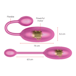 Comprar ONINDER - TOKYO HUEVO VIBRADOR ROSA 7.5 X 3.2 CM - APP GRATUITA al mejor precio - Envíos Discretos