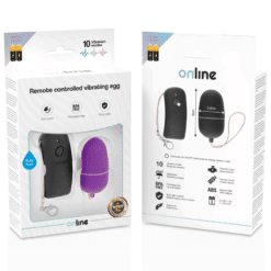 Comprar ONLINE - HUEVO VIBRADOR CON MANDO CONTROL REMOTO LILA al mejor precio - Envíos Discretos