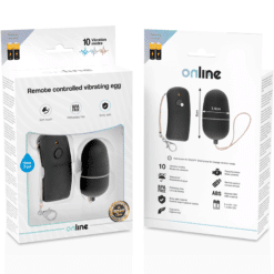 Comprar ONLINE - HUEVO VIBRADOR CON MANDO CONTROL REMOTO NEGRO al mejor precio - Envíos Discretos