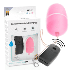 Comprar ONLINE - HUEVO VIBRADOR CON MANDO CONTROL REMOTO ROSA al mejor precio - Envíos Discretos