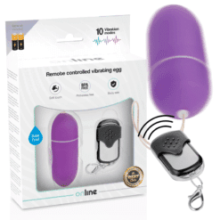 Comprar ONLINE - HUEVO VIBRADOR CONTROL REMOTO L LILA al mejor precio - Envíos Discretos
