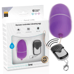 Comprar ONLINE - HUEVO VIBRADOR CONTROL REMOTO M LILA al mejor precio - Envíos Discretos