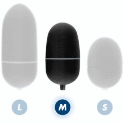 Comprar ONLINE - HUEVO VIBRADOR CONTROL REMOTO M NEGRO al mejor precio - Envíos Discretos