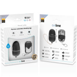 Comprar ONLINE - HUEVO VIBRADOR CONTROL REMOTO M NEGRO al mejor precio - Envíos Discretos