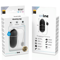 Comprar ONLINE - HUEVO VIBRADOR WATERPROOF NEGRO al mejor precio - Envíos Discretos