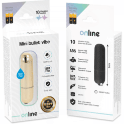 Comprar ONLINE - MINI BALA VIBRADORA DORADA al mejor precio - Envíos Discretos