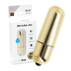 Comprar ONLINE - MINI BALA VIBRADORA DORADA al mejor precio - Envíos Discretos