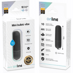 Comprar ONLINE - MINI BALA VIBRADORA NEGRO al mejor precio - Envíos Discretos