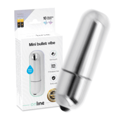 Comprar ONLINE - MINI BALA VIBRADORA PLATEADA al mejor precio - Envíos Discretos
