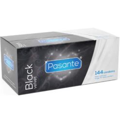 Comprar PASANTE - BLACK VELVET PRESERVATIVOS CAJA 144 UNIDADES al mejor precio - Envíos Discretos