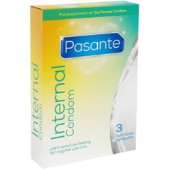 Comprar PASANTE - INTERNAL PRESERVATIVO SIN LATEX 3 UNIDADES al mejor precio - Envíos Discretos