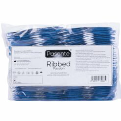 Comprar PASANTE - RIBBED PASSION PRESERVATIVOS BOLSA 144 UNIDADES al mejor precio - Envíos Discretos