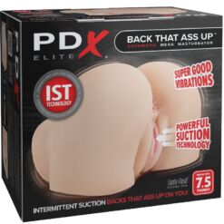 Comprar PDX ELITE - BACK THAT ASS UP MASTURBADOR VAGINA Y ANO REALÍSTICO CON VIBRACIÓN al mejor precio - Envíos Discretos