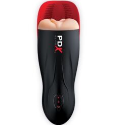 Comprar PDX ELITE - MASTURBADOR STROKER FUCK-O-MATIC VAGINA DOBLE VIBRACIÓN PENE & TESTÍCULOS al mejor precio - Envíos Discretos