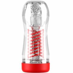 Comprar PDX ELITE - MASTURBADOR STROKER VIEWTUBE 2 COMPRESION ESPIRAL TRANSPARENTE al mejor precio - Envíos Discretos