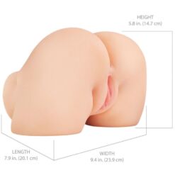 Comprar PDX ELITE - SHAKETHAT ASS MASTURBADOR VAGINA Y ANO REALÍSTICO CON VIBRACIÓN al mejor precio - Envíos Discretos