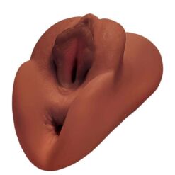 Comprar PDX PLUS - PERFECT PUSSY DOUBLE STROKER MASTURBADOR VAGINA Y ANO MARRÓN al mejor precio - Envíos Discretos