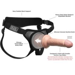 Comprar PIPEDREAMS - BODY DOCK ÉLITE MINI HARNESS al mejor precio - Envíos Discretos