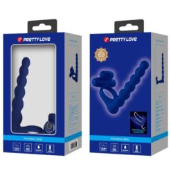 Comprar PRETTY LOVE - AJMAL ANILLO VIBRADOR CON PLUG AZUL al mejor precio - Envíos Discretos
