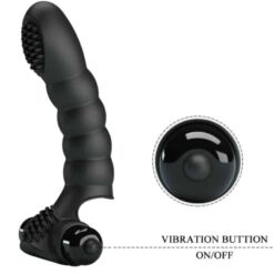 Comprar PRETTY LOVE - ALEXANDER VIBRADOR DE DEDO 10 VIBRACIONES NEGRO al mejor precio - Envíos Discretos