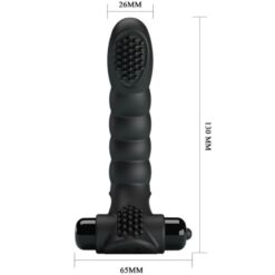 Comprar PRETTY LOVE - ALEXANDER VIBRADOR DE DEDO 10 VIBRACIONES NEGRO al mejor precio - Envíos Discretos