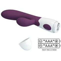 Comprar PRETTY LOVE - ALVIS VIBRADOR RABBIT & PUNTO G MORADO al mejor precio - Envíos Discretos
