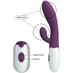 Comprar PRETTY LOVE - ALVIS VIBRADOR RABBIT & PUNTO G MORADO al mejor precio - Envíos Discretos