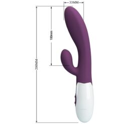 Comprar PRETTY LOVE - ALVIS VIBRADOR RABBIT & PUNTO G MORADO al mejor precio - Envíos Discretos