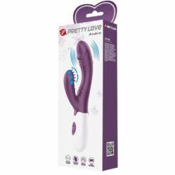 Comprar PRETTY LOVE - ANDRE VIBRADOR RABBIT & ESTIMULADOR PUNTO G MORADO al mejor precio - Envíos Discretos