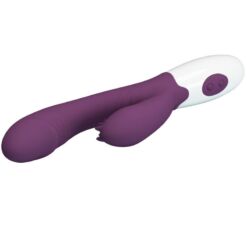 Comprar PRETTY LOVE - ANDRE VIBRADOR RABBIT & ESTIMULADOR PUNTO G MORADO al mejor precio - Envíos Discretos