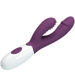 Comprar PRETTY LOVE - ANDRE VIBRADOR RABBIT & ESTIMULADOR PUNTO G MORADO al mejor precio - Envíos Discretos