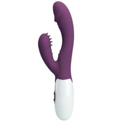 Comprar PRETTY LOVE - ANDRE VIBRADOR RABBIT & ESTIMULADOR PUNTO G MORADO al mejor precio - Envíos Discretos
