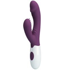 Comprar PRETTY LOVE - ANDRE VIBRADOR RABBIT & ESTIMULADOR PUNTO G MORADO al mejor precio - Envíos Discretos