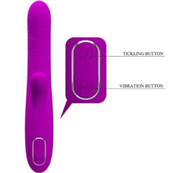 Comprar PRETTY LOVE - ANGELIQUE VIBRADOR MULTIFUNCIÓN + ESTIMULADOR DE CLÍTORIS MORADO al mejor precio - Envíos Discretos