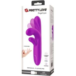 Comprar PRETTY LOVE - ANGELIQUE VIBRADOR MULTIFUNCIÓN + ESTIMULADOR DE CLÍTORIS MORADO al mejor precio - Envíos Discretos