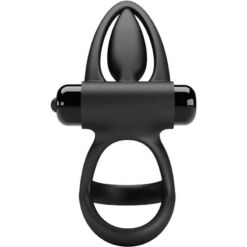 Comprar PRETTY LOVE - ANILLO VIBRADOR 10 VIBRACIONES SILICONA NEGRO al mejor precio - Envíos Discretos