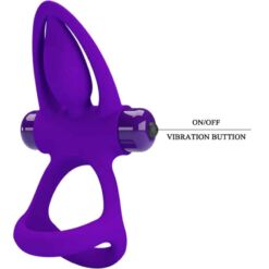 Comprar PRETTY LOVE - ANILLO VIBRADOR 10 VIBRACIONES SILICONA VIOLETA al mejor precio - Envíos Discretos