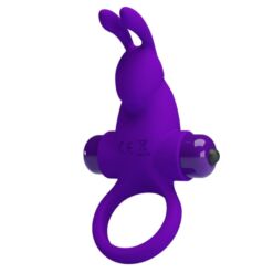 Comprar PRETTY LOVE - ANILLO VIBRADOR I CONEJO PARA PENE MORADO al mejor precio - Envíos Discretos