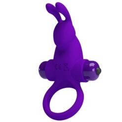 Comprar PRETTY LOVE - ANILLO VIBRADOR I CONEJO PARA PENE MORADO al mejor precio - Envíos Discretos