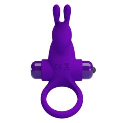 Comprar PRETTY LOVE - ANILLO VIBRADOR I CONEJO PARA PENE MORADO al mejor precio - Envíos Discretos