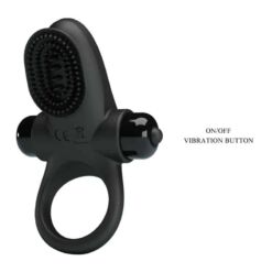 Comprar PRETTY LOVE - ANILLO VIBRADOR II PARA PENE NEGRO al mejor precio - Envíos Discretos