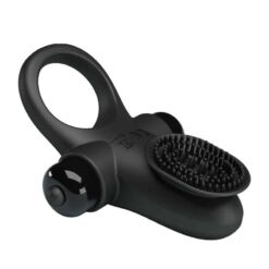 Comprar PRETTY LOVE - ANILLO VIBRADOR II PARA PENE NEGRO al mejor precio - Envíos Discretos