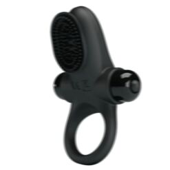 Comprar PRETTY LOVE - ANILLO VIBRADOR II PARA PENE NEGRO al mejor precio - Envíos Discretos