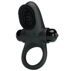 Comprar PRETTY LOVE - ANILLO VIBRADOR II PARA PENE NEGRO al mejor precio - Envíos Discretos