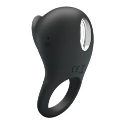 Comprar PRETTY LOVE - ANILLO VIBRADOR PARA PENE CON LENGUA NEGRO al mejor precio - Envíos Discretos