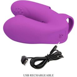 Comprar PRETTY LOVE - ATHENA VIBRADOR DE DEDO CON ESTIMULADOR CLÍTORIS MORADO al mejor precio - Envíos Discretos